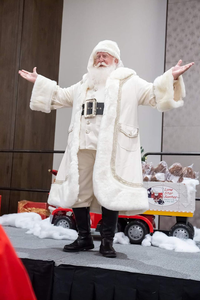 White store santa costume